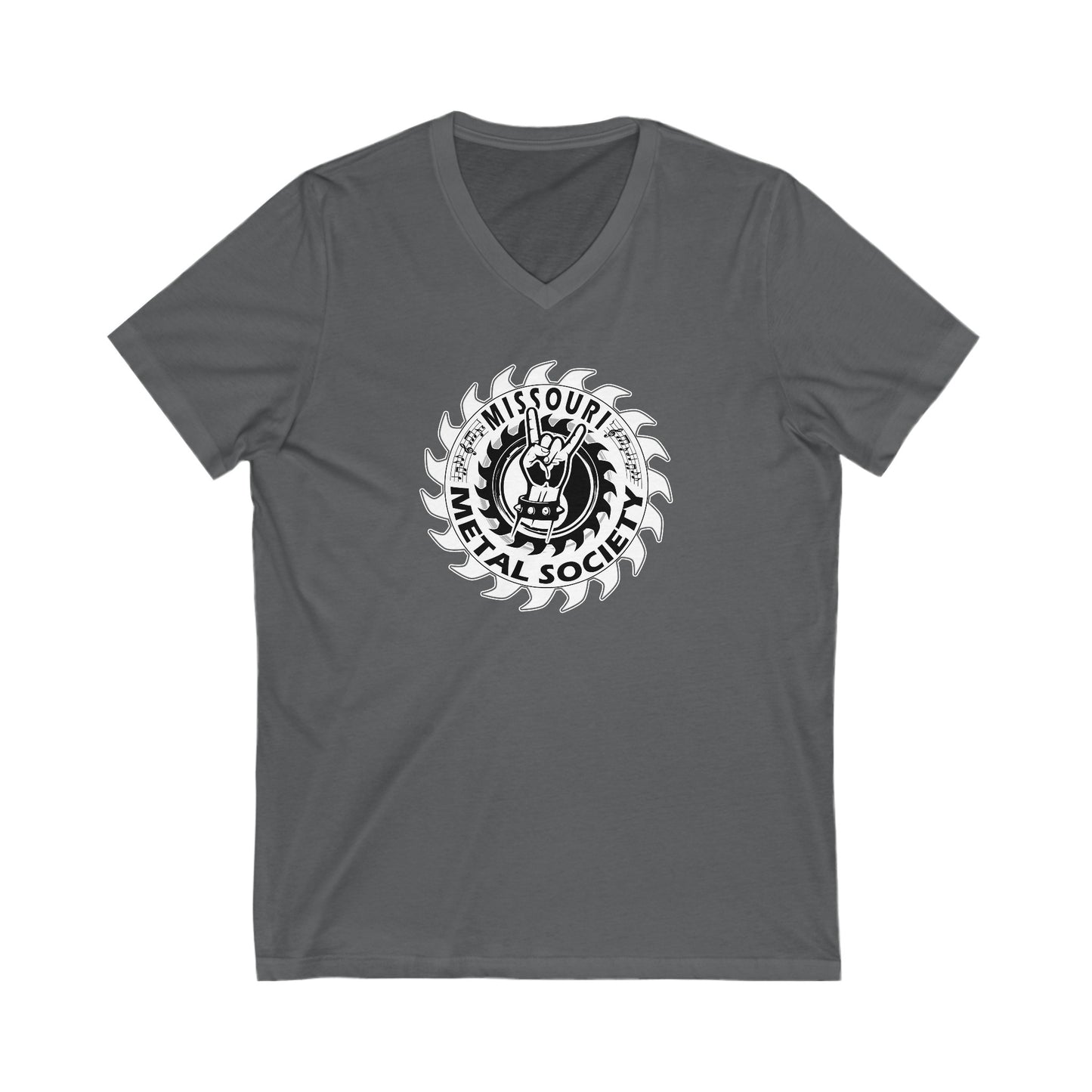 Missouri Metal Society Jersey Short Sleeve V-Neck Tee