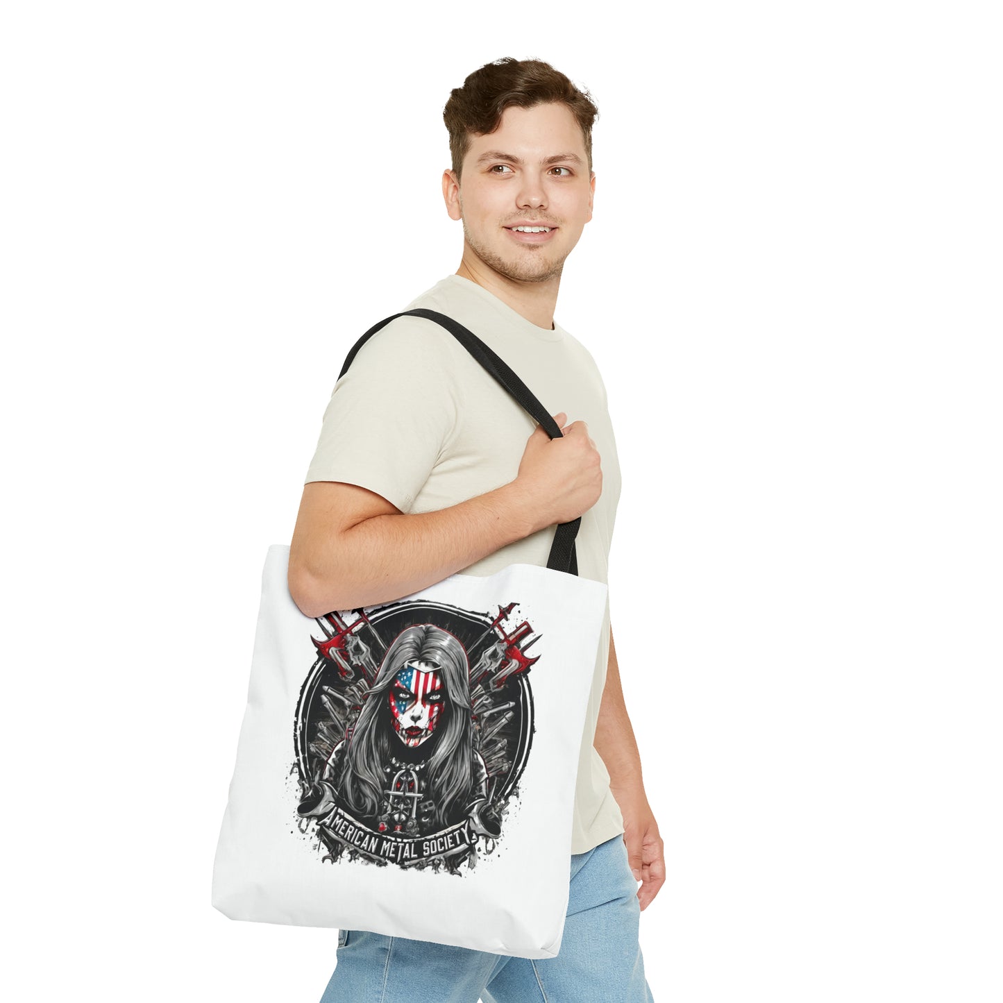 American Metal Society Tote Bag (AOP)