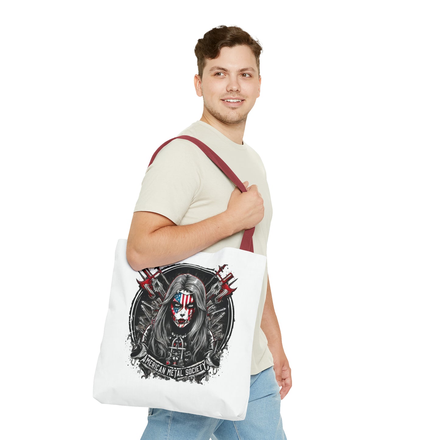 American Metal Society Tote Bag (AOP)