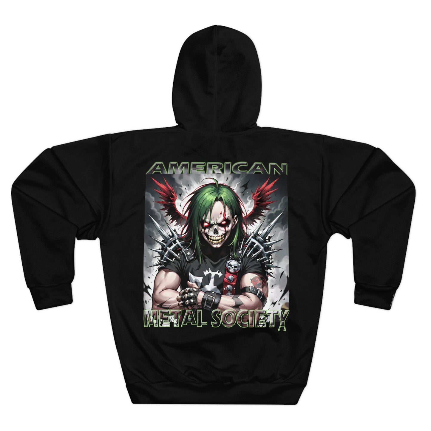 American Metal Society Unisex Pullover Hoodie (AOP)