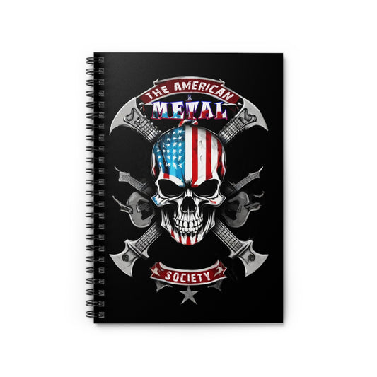 American Metal Society Spiral Notebook - Ruled Line