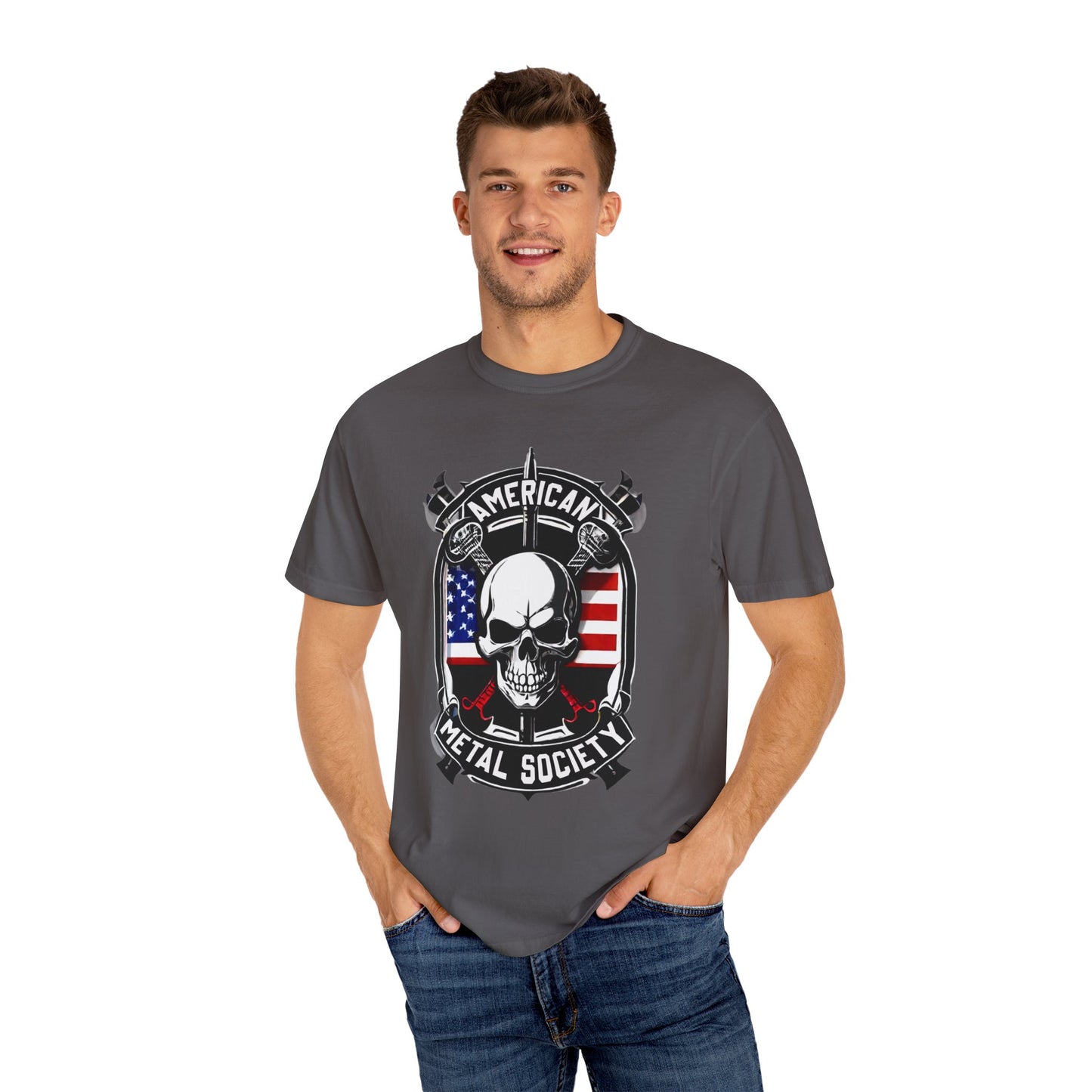 American Metal Society Unisex Garment-Dyed T-shirt