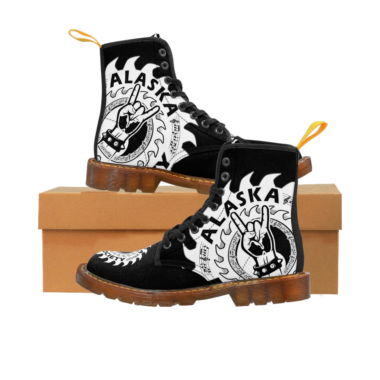 Alaska Metal Society Men's Canvas Boots