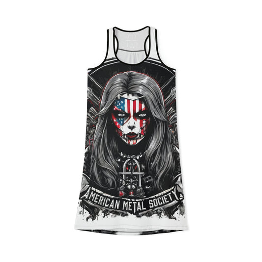 American Metal Society Women's Racerback Dress (AOP)