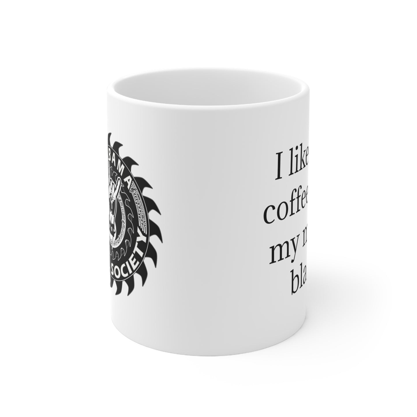 Alabama Metal Society Ceramic Coffee Cups, 11oz, 15oz