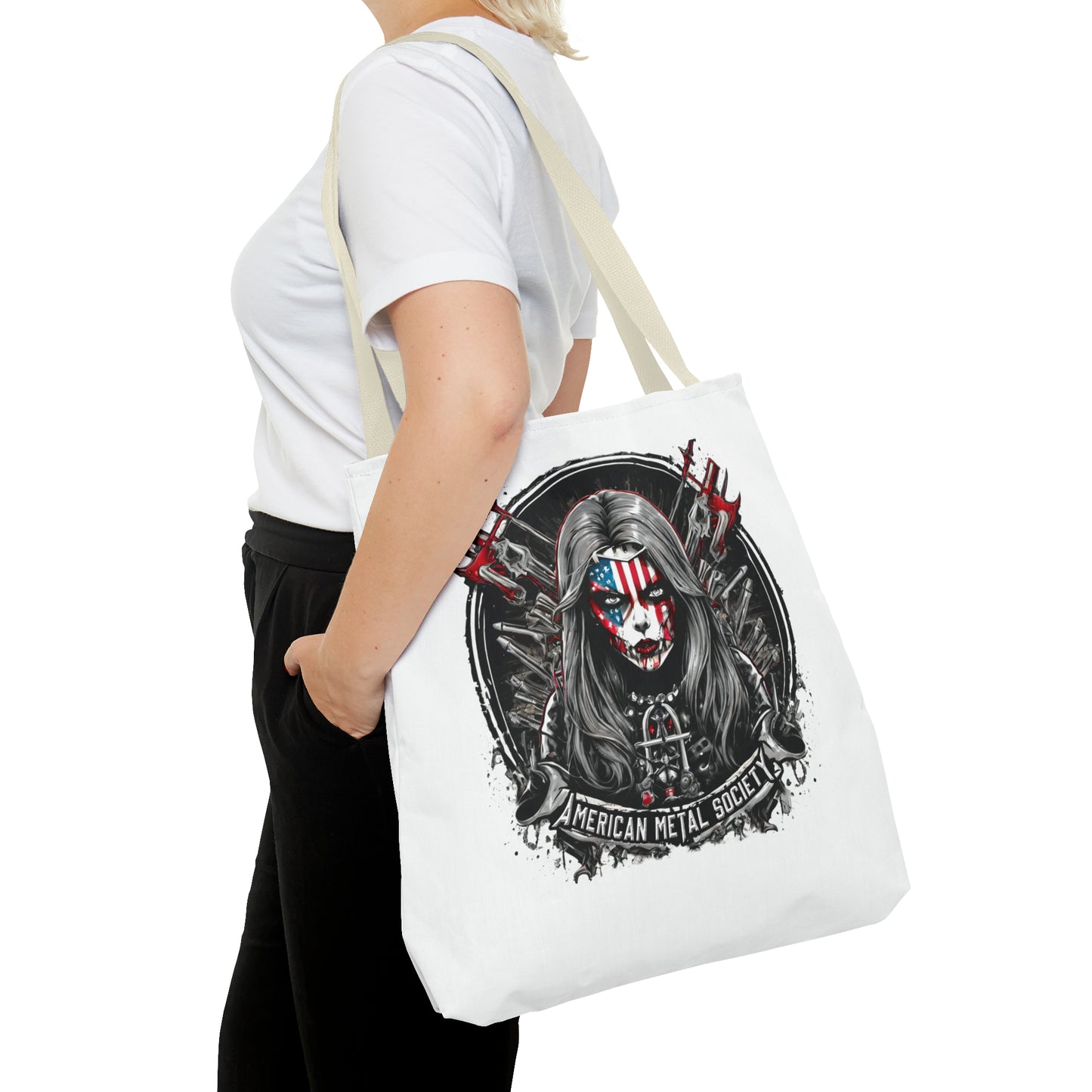 American Metal Society Tote Bag (AOP)