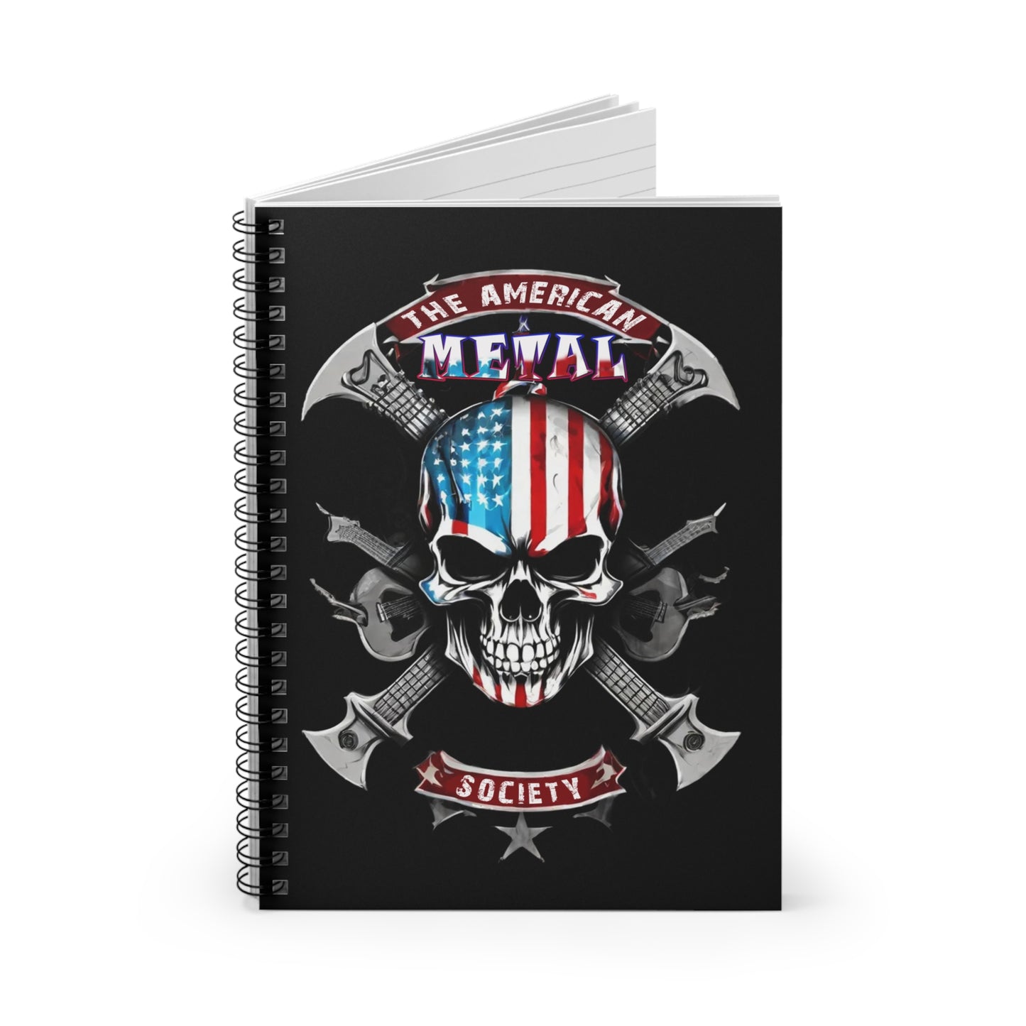 American Metal Society Spiral Notebook - Ruled Line