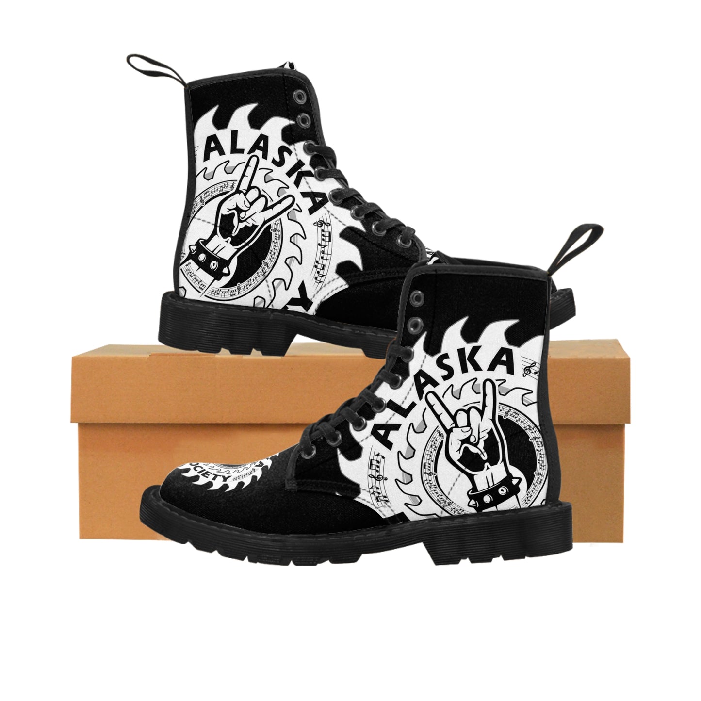 Alaska Metal Society Men's Canvas Boots