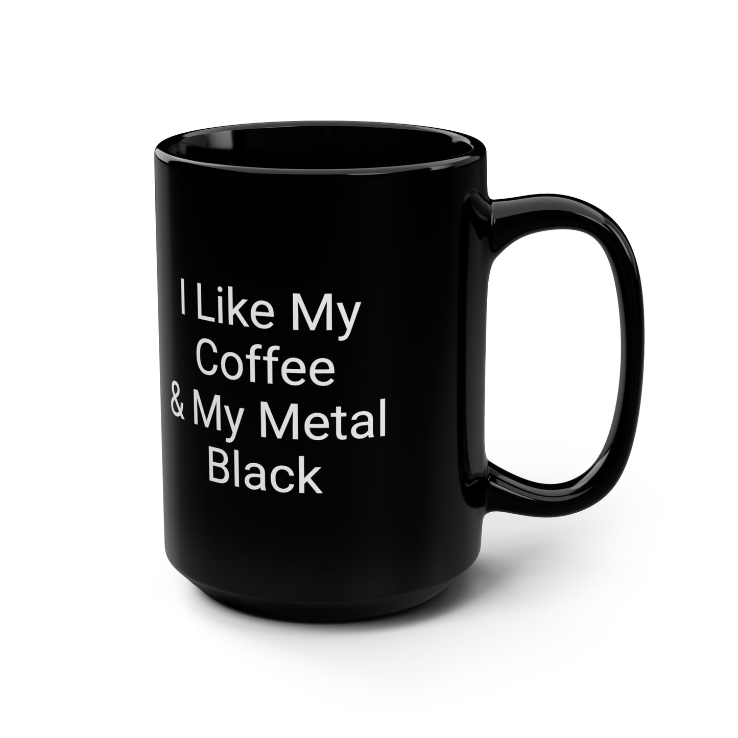 Alaska Metal Society Black Mug, 15oz