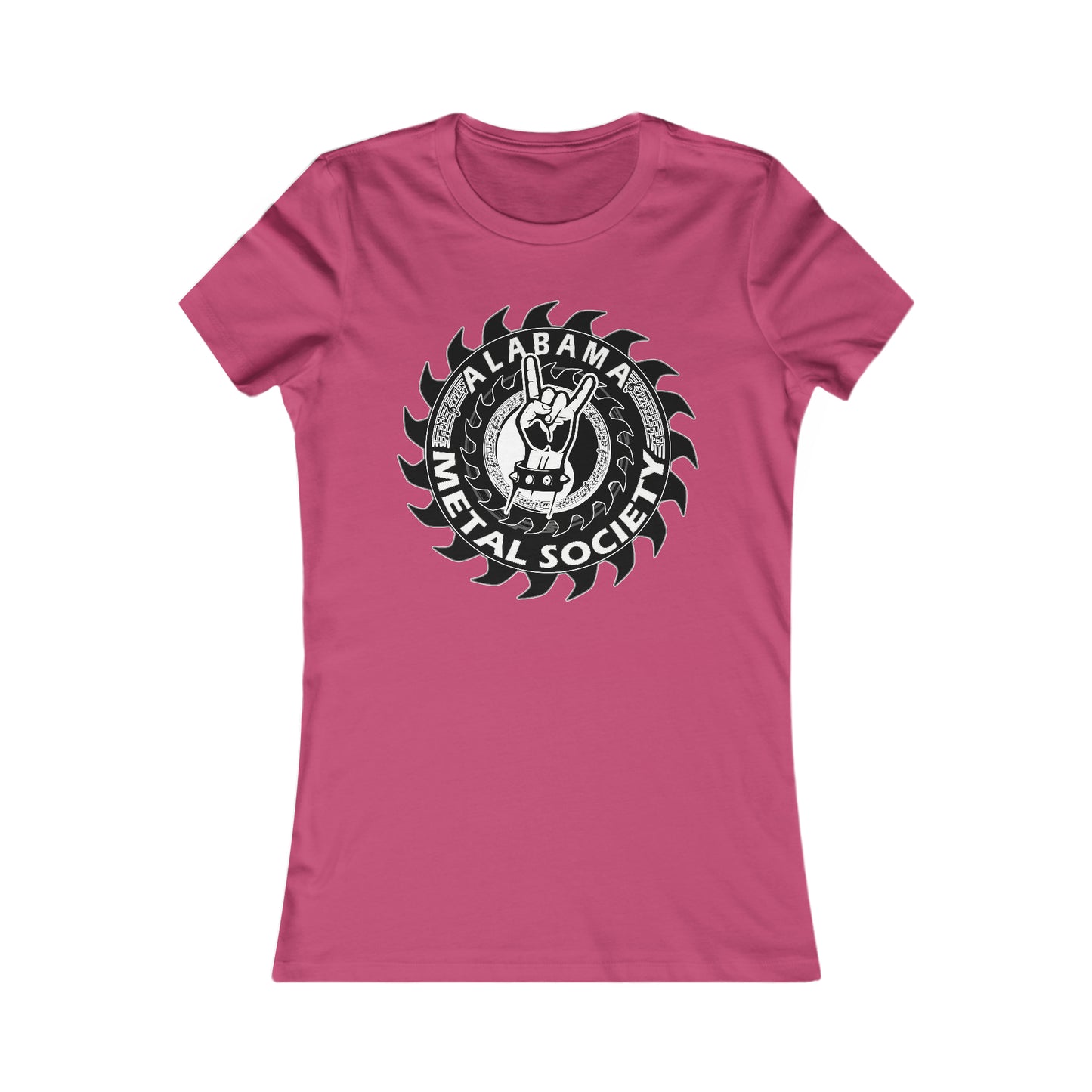 Alabama Metal Society Black logo Women's Favorite Tee