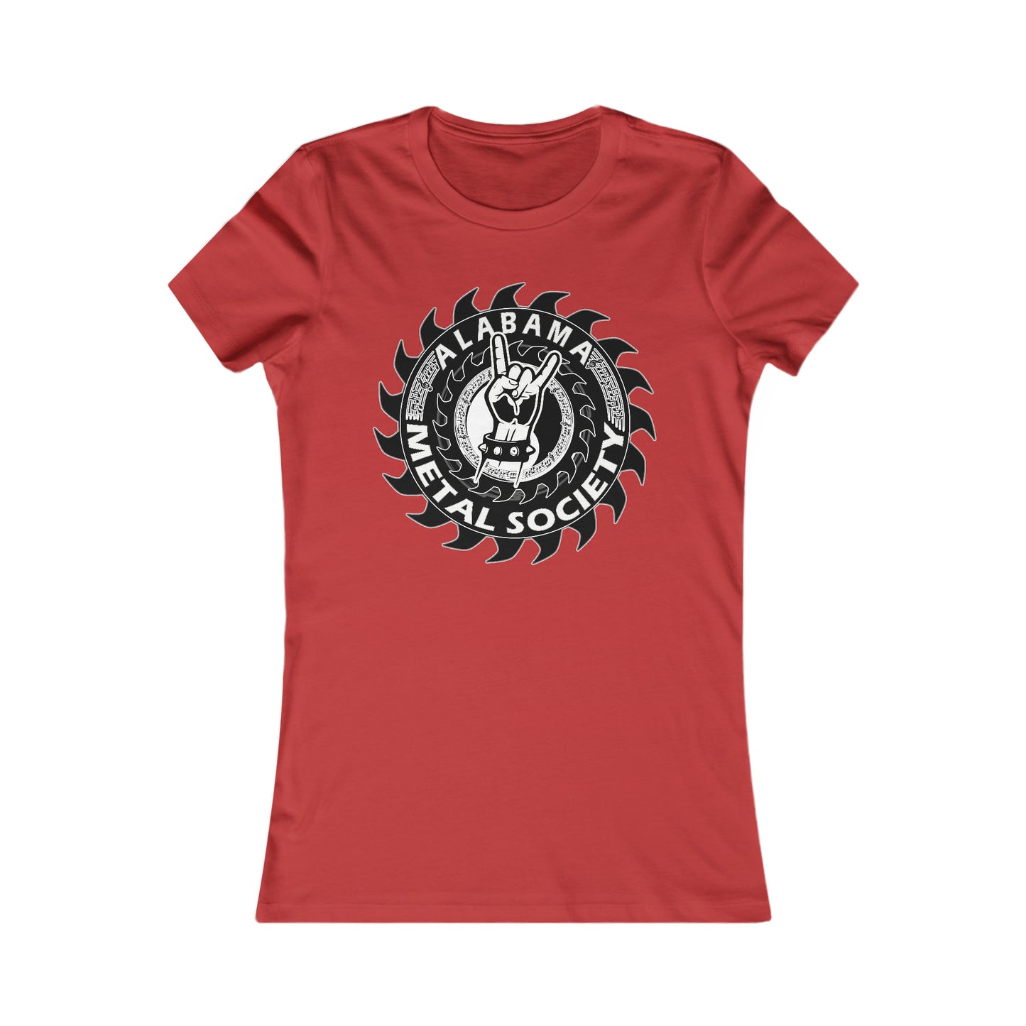 Alabama Metal Society Black logo Women's Favorite Tee