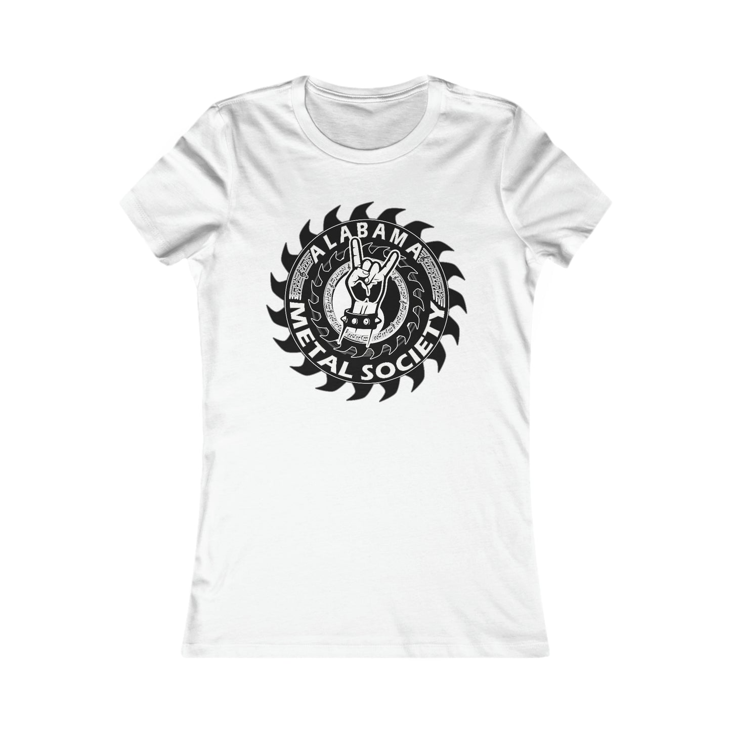 Alabama Metal Society Black logo Women's Favorite Tee