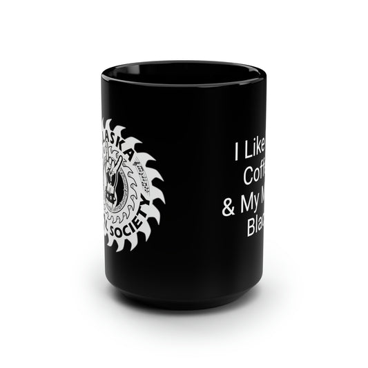 Alaska Metal Society Black Mug, 15oz