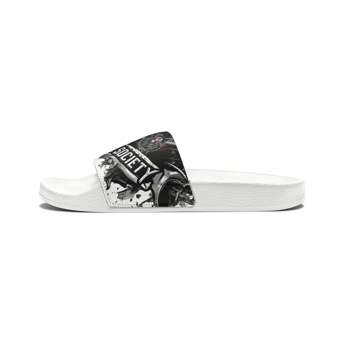 American Metal Society Women's PU Slide Sandals