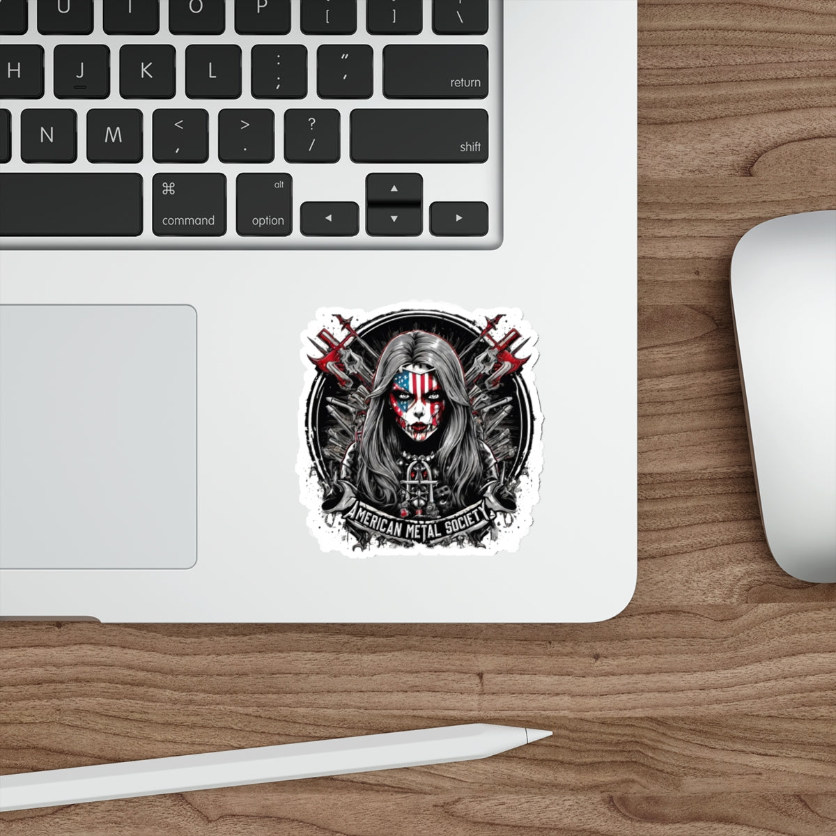 American metal Society Die-Cut Stickers