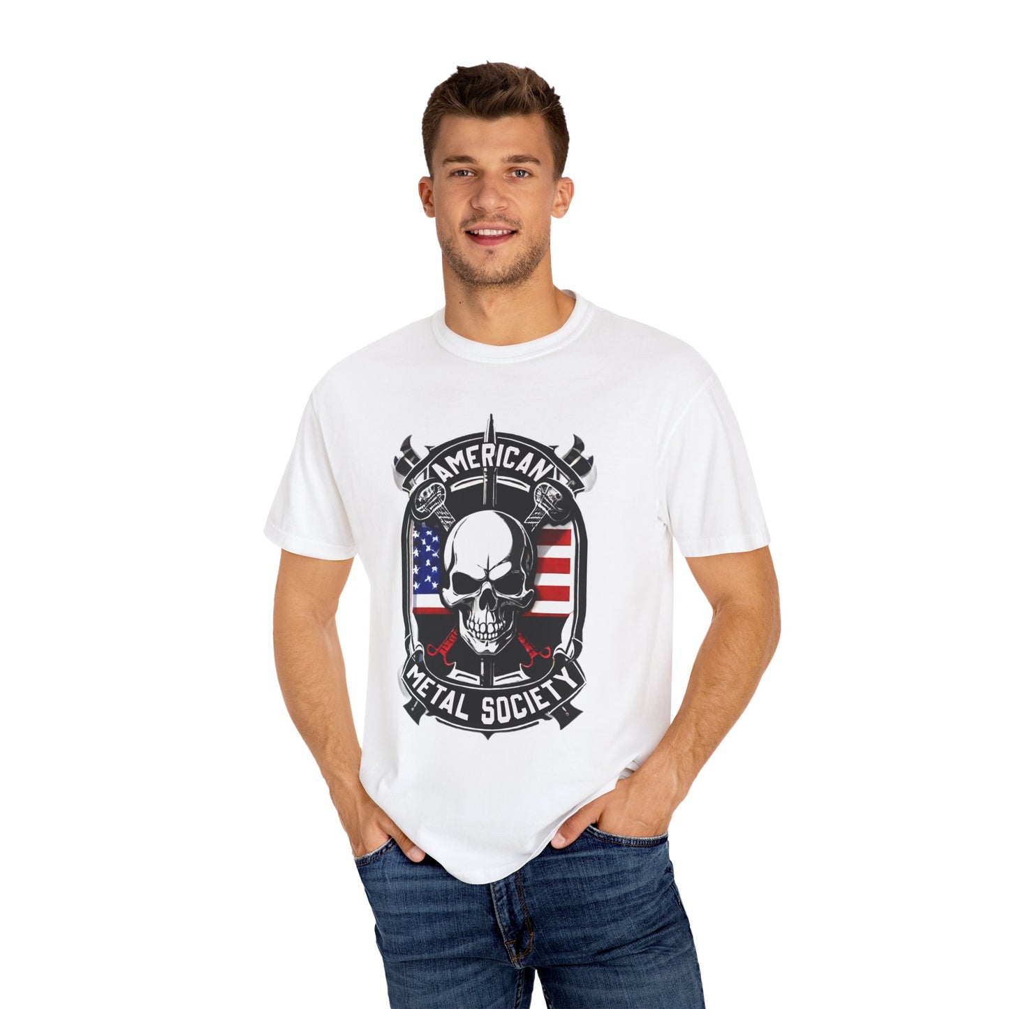 American Metal Society Unisex Garment-Dyed T-shirt