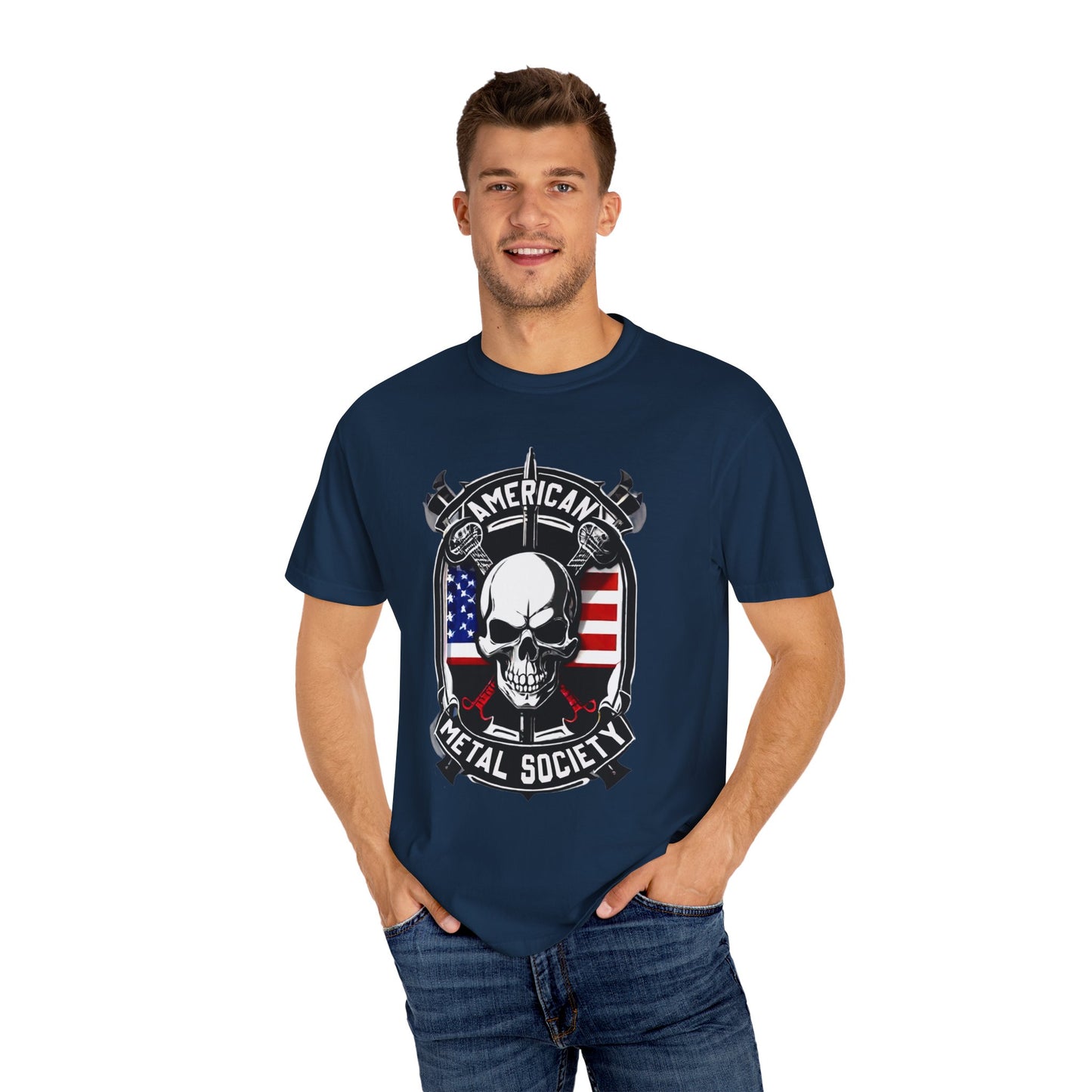 American Metal Society Unisex Garment-Dyed T-shirt