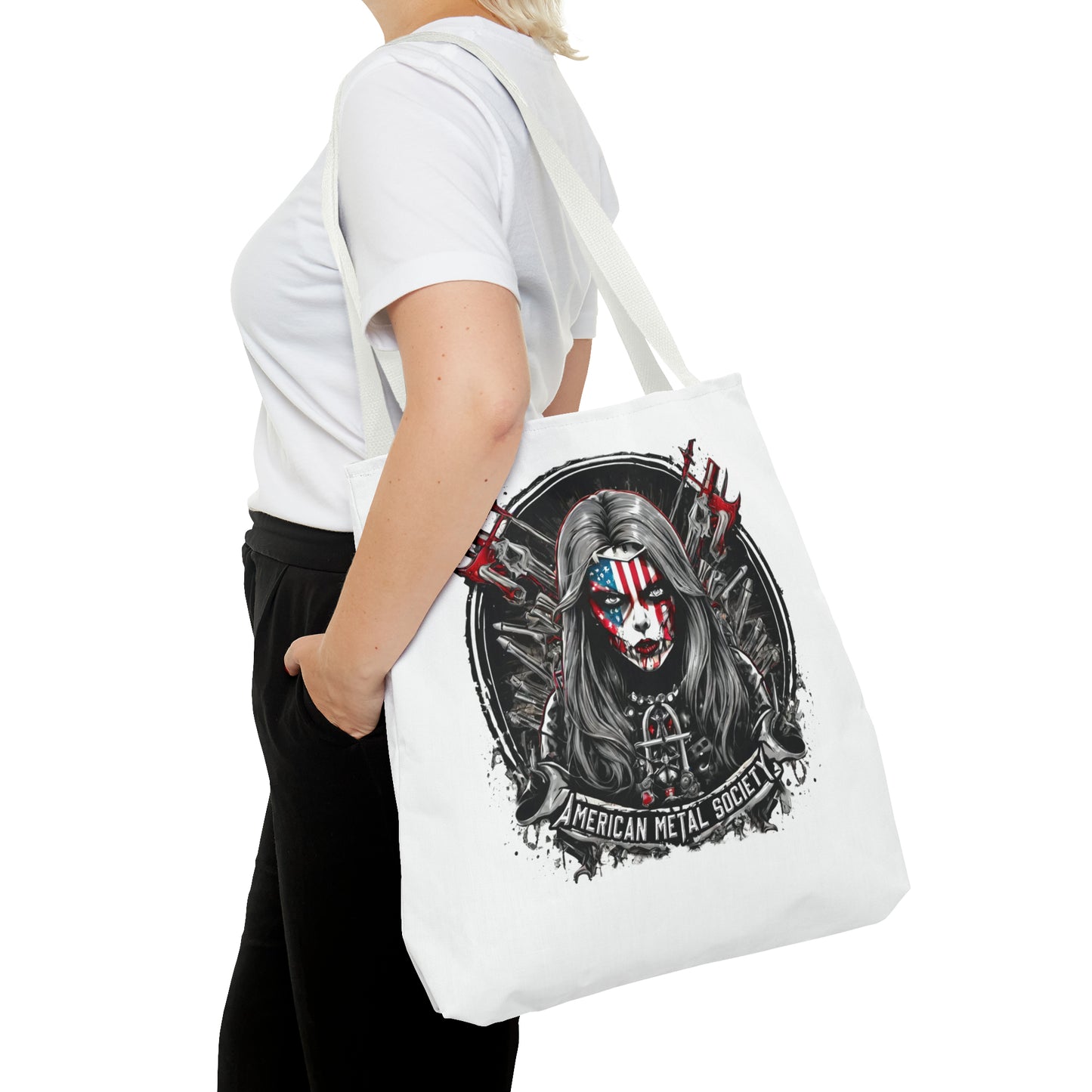 American Metal Society Tote Bag (AOP)