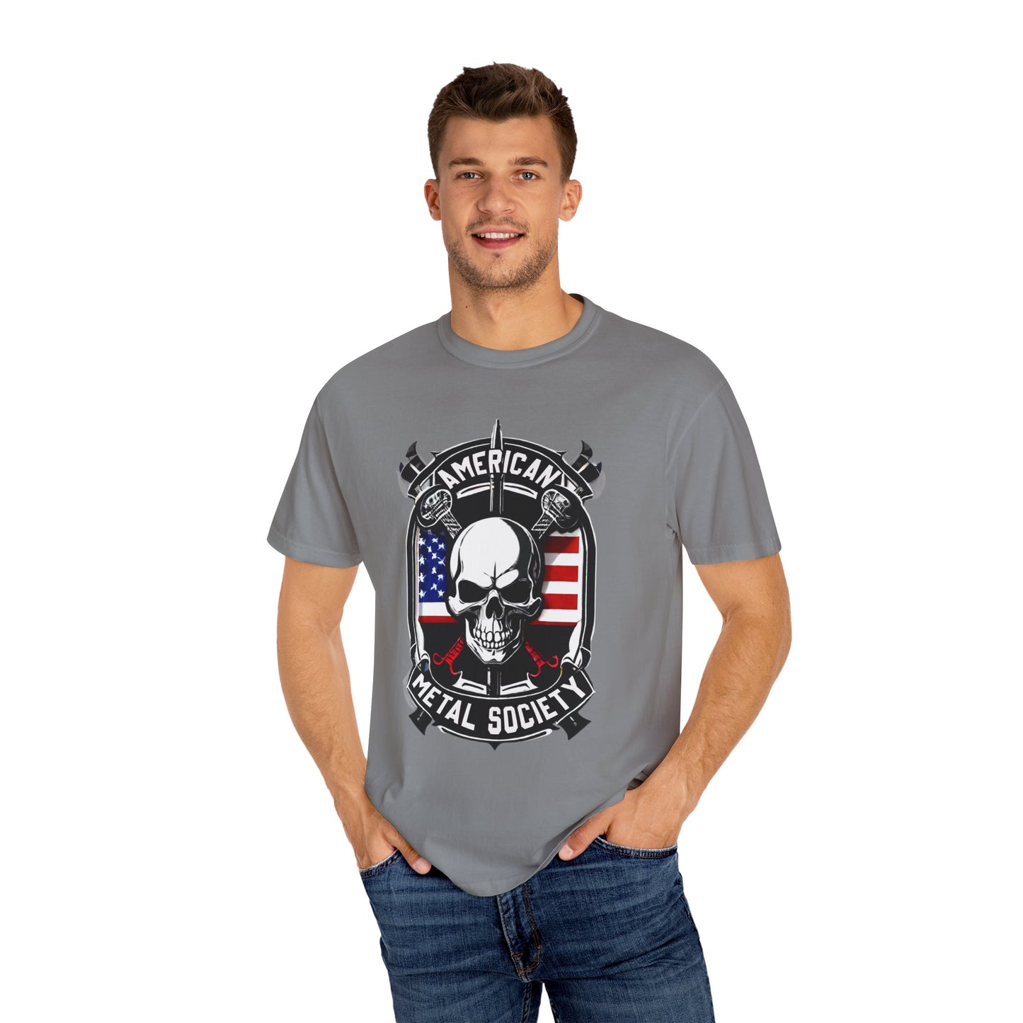 American Metal Society Unisex Garment-Dyed T-shirt