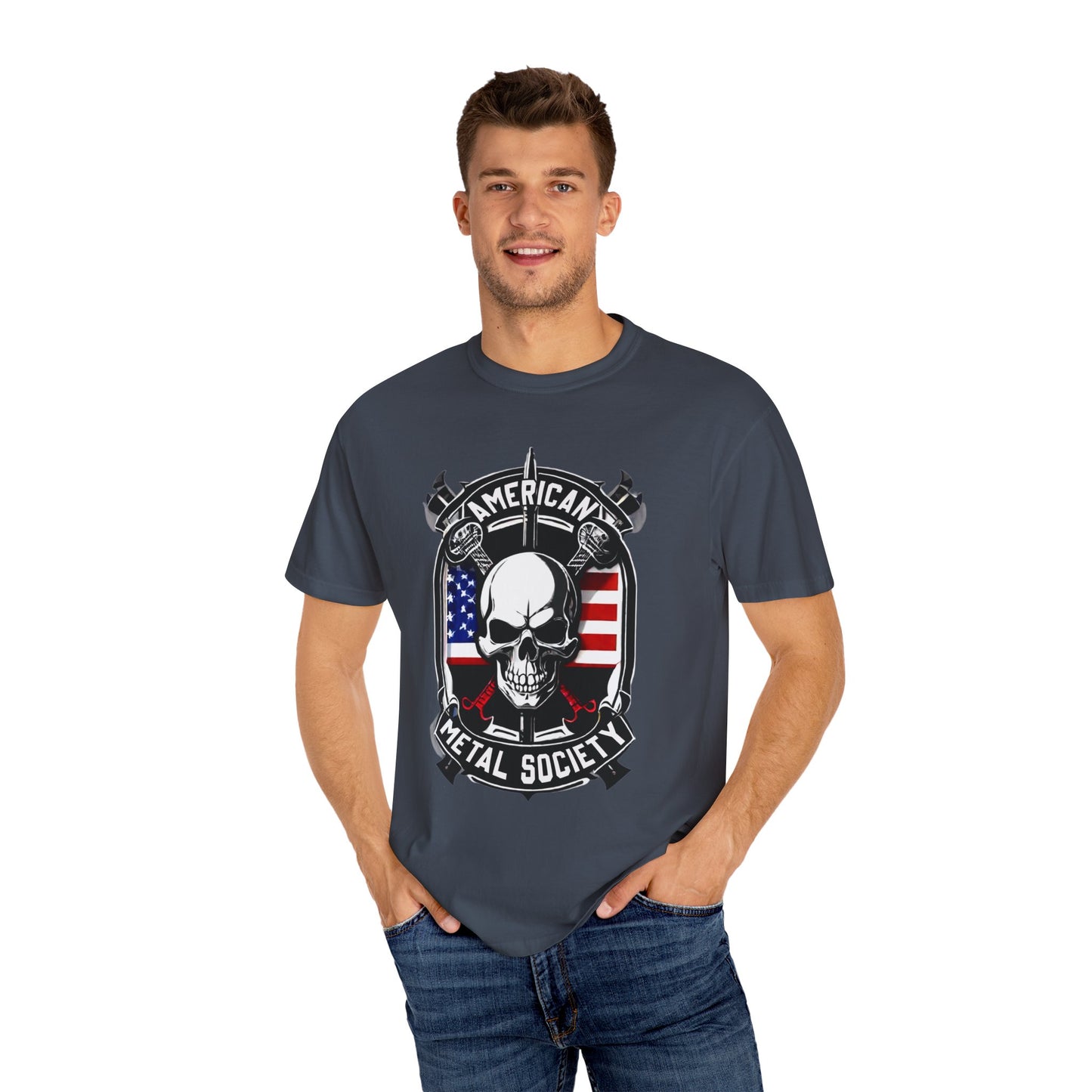 American Metal Society Unisex Garment-Dyed T-shirt