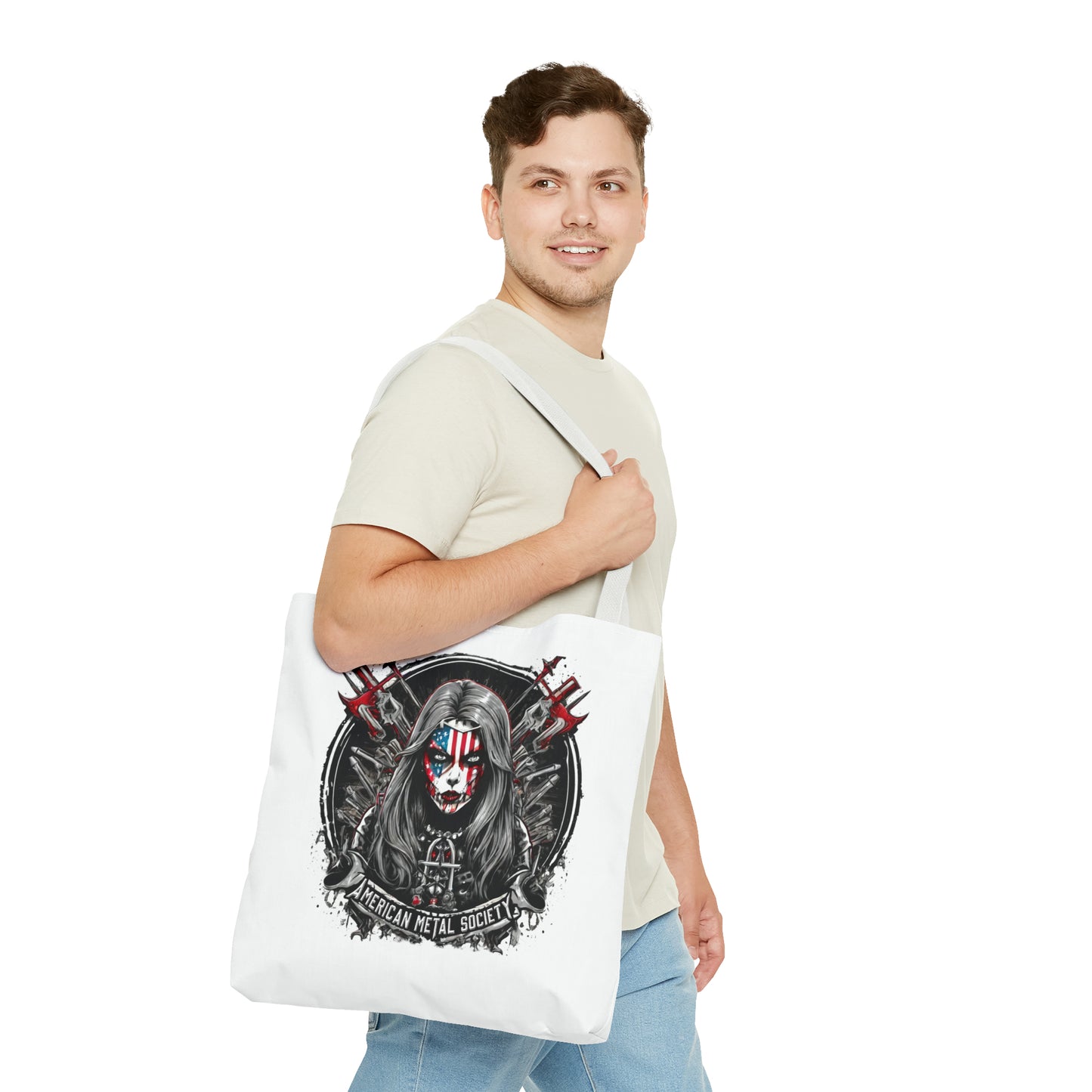 American Metal Society Tote Bag (AOP)