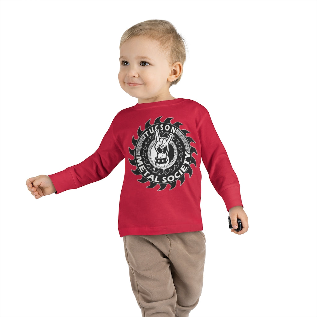 Tucson Metal Society Toddler Long Sleeve Tee Black logo