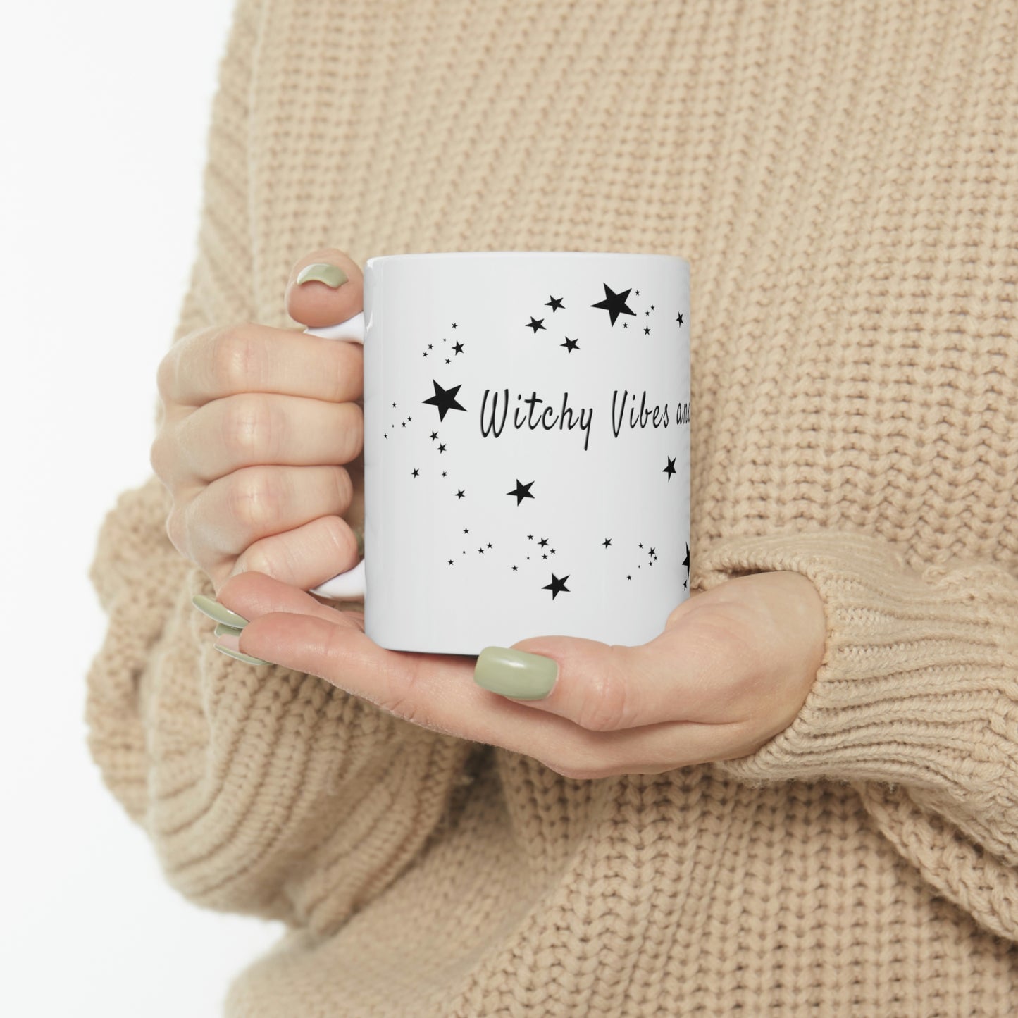 Witchy Vibes and Yoga Tribes Ceramic Mug 11oz