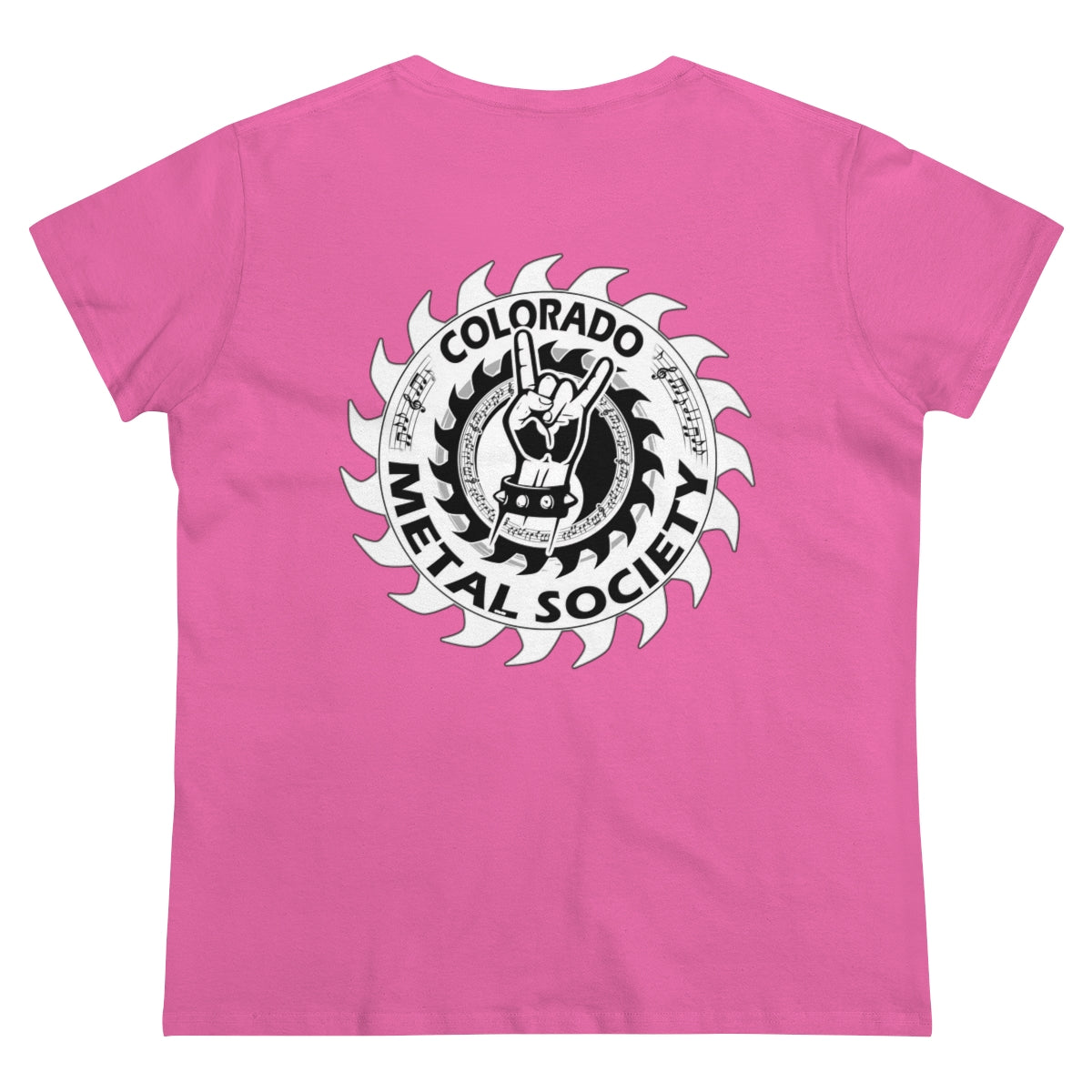 Colorado Metal Society Women's Midweight Cotton Tee