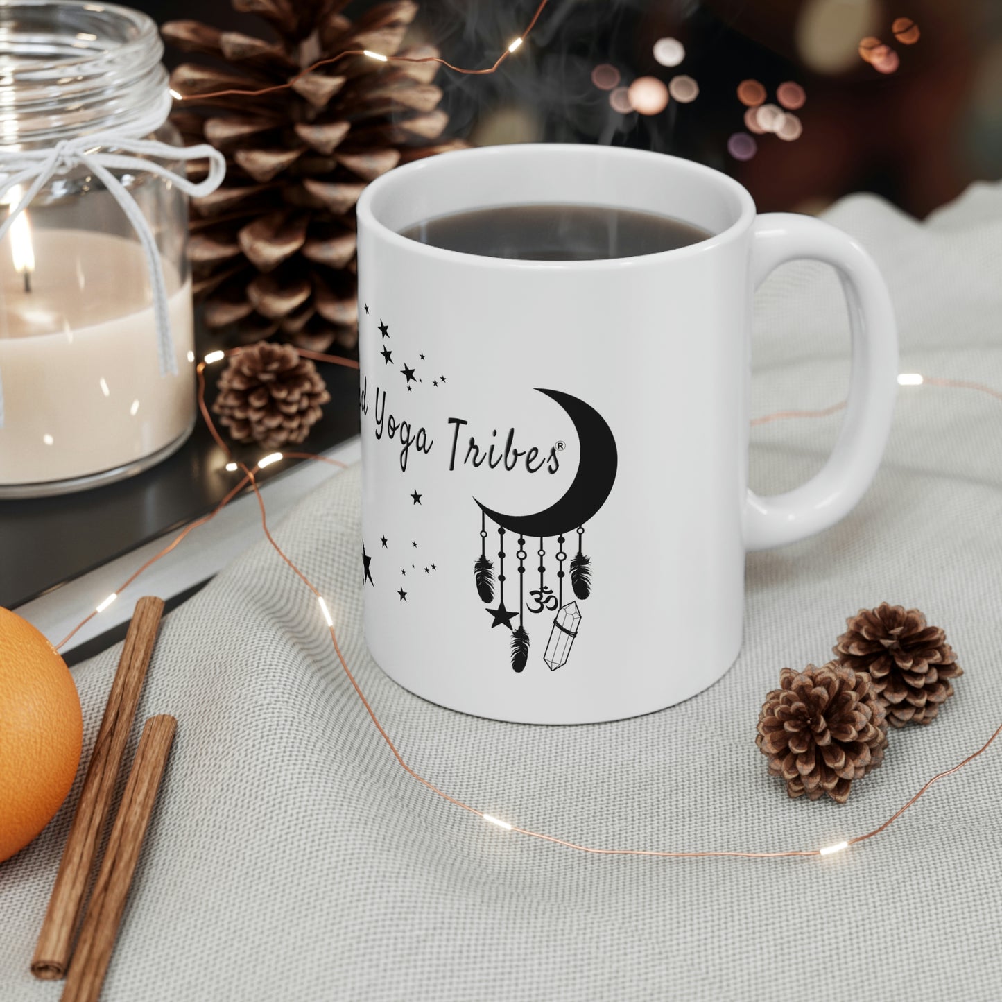 Witchy Vibes and Yoga Tribes Ceramic Mug 11oz