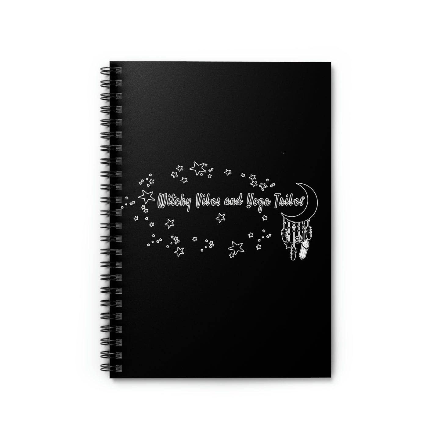 Witchy Vibes and Yoga Tribes Spiral Notebook - Ruled Line