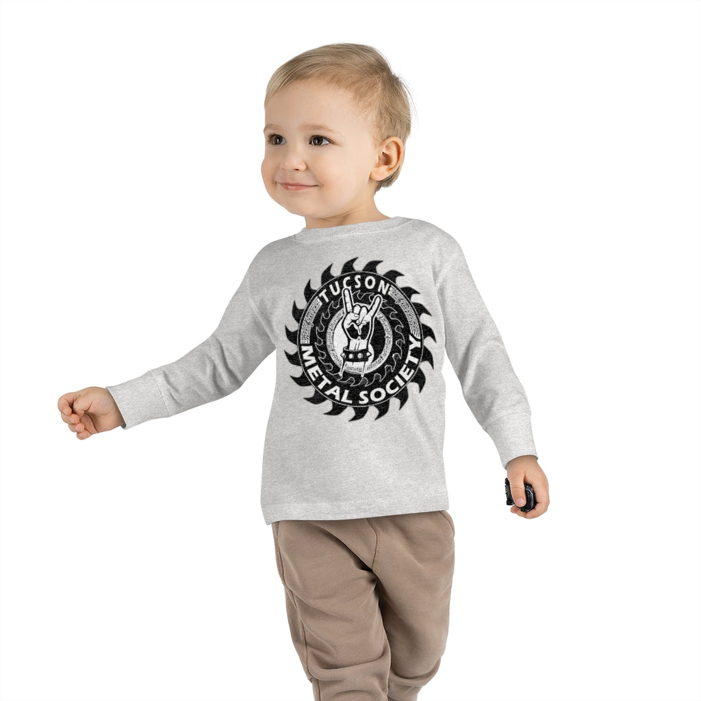 Tucson Metal Society Toddler Long Sleeve Tee Black logo