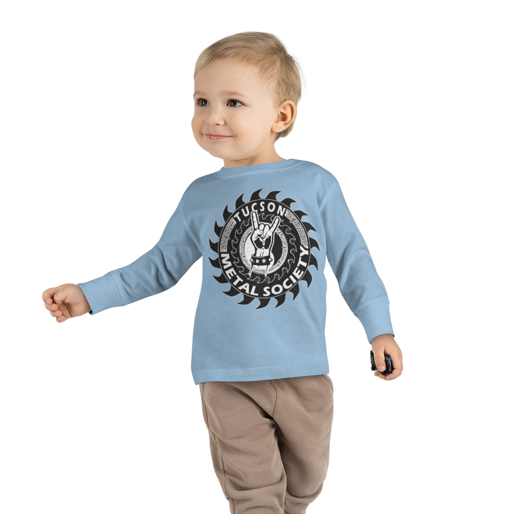 Tucson Metal Society Toddler Long Sleeve Tee Black logo