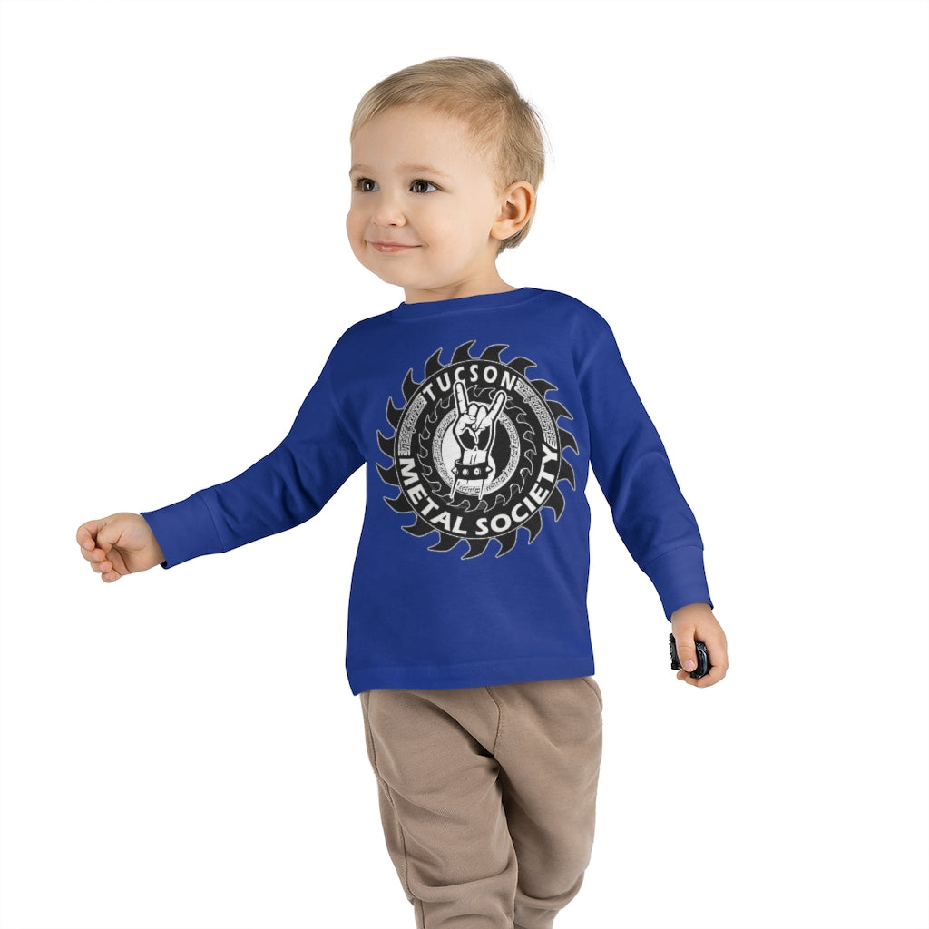 Tucson Metal Society Toddler Long Sleeve Tee Black logo