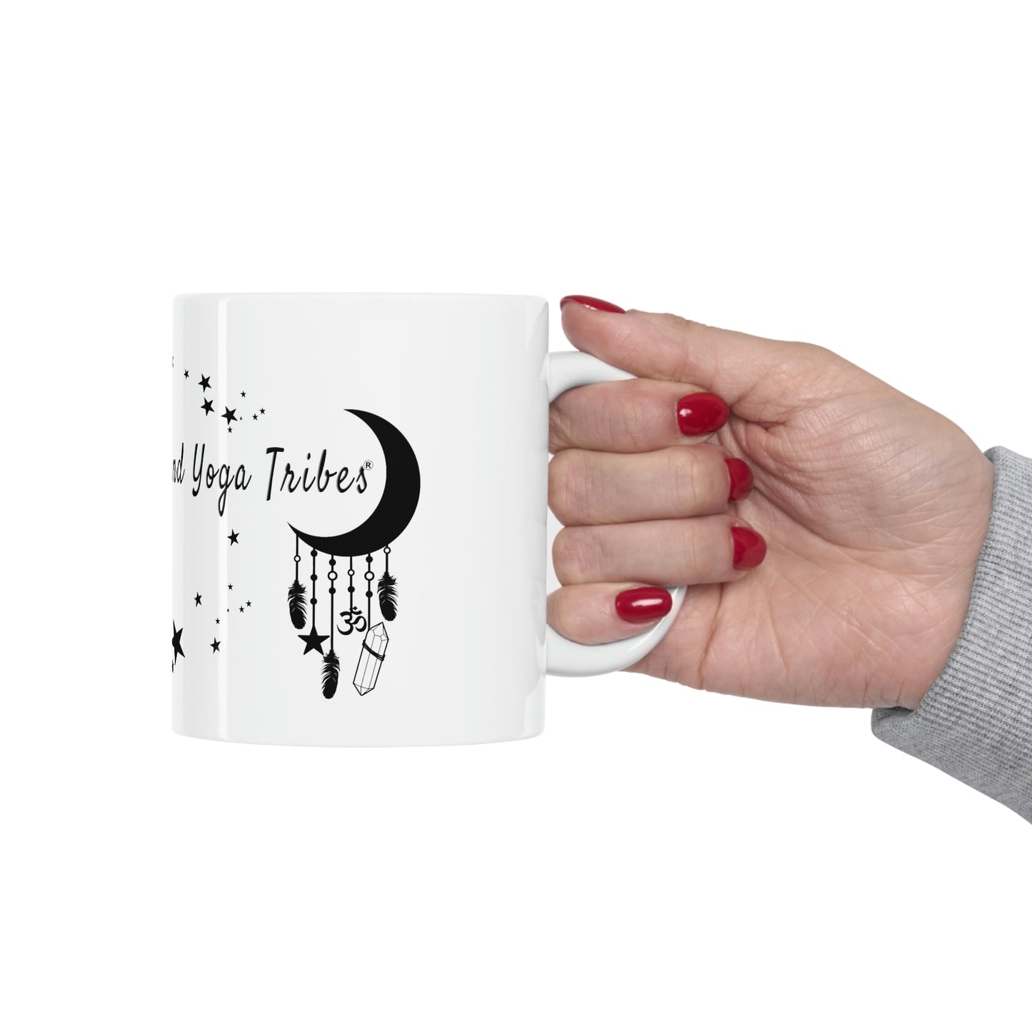 Witchy Vibes and Yoga Tribes Ceramic Mug 11oz