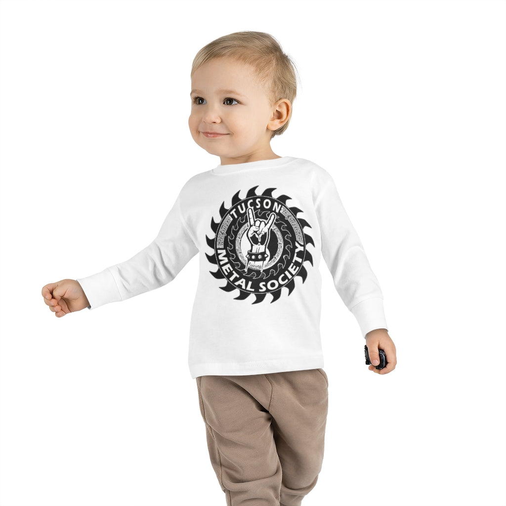 Tucson Metal Society Toddler Long Sleeve Tee Black logo