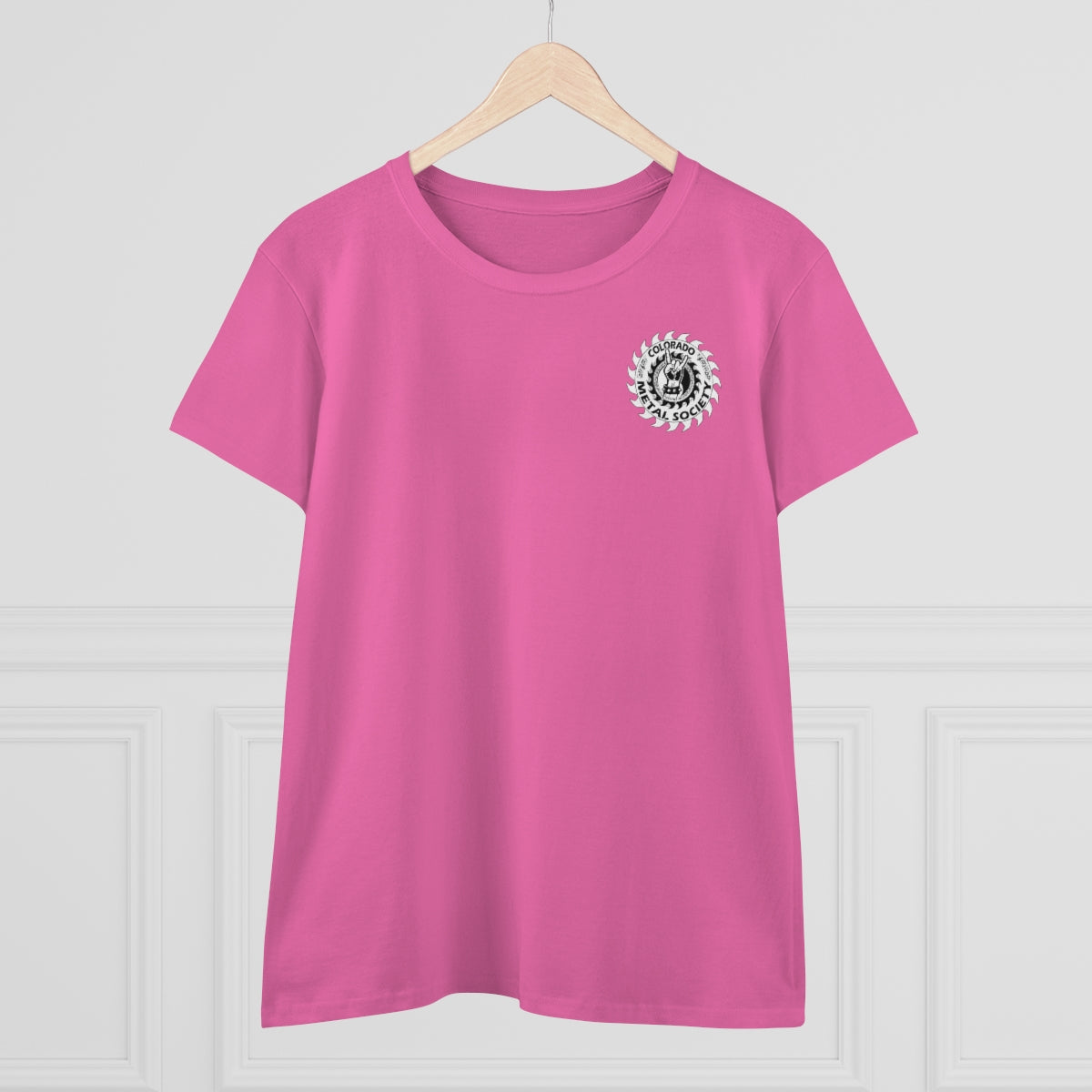 Colorado Metal Society Women's Midweight Cotton Tee