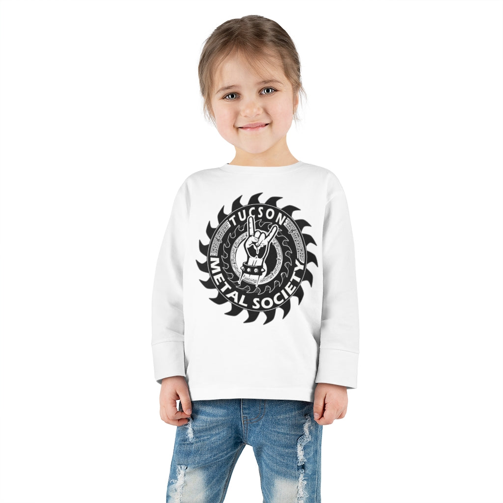 Tucson Metal Society Toddler Long Sleeve Tee Black logo