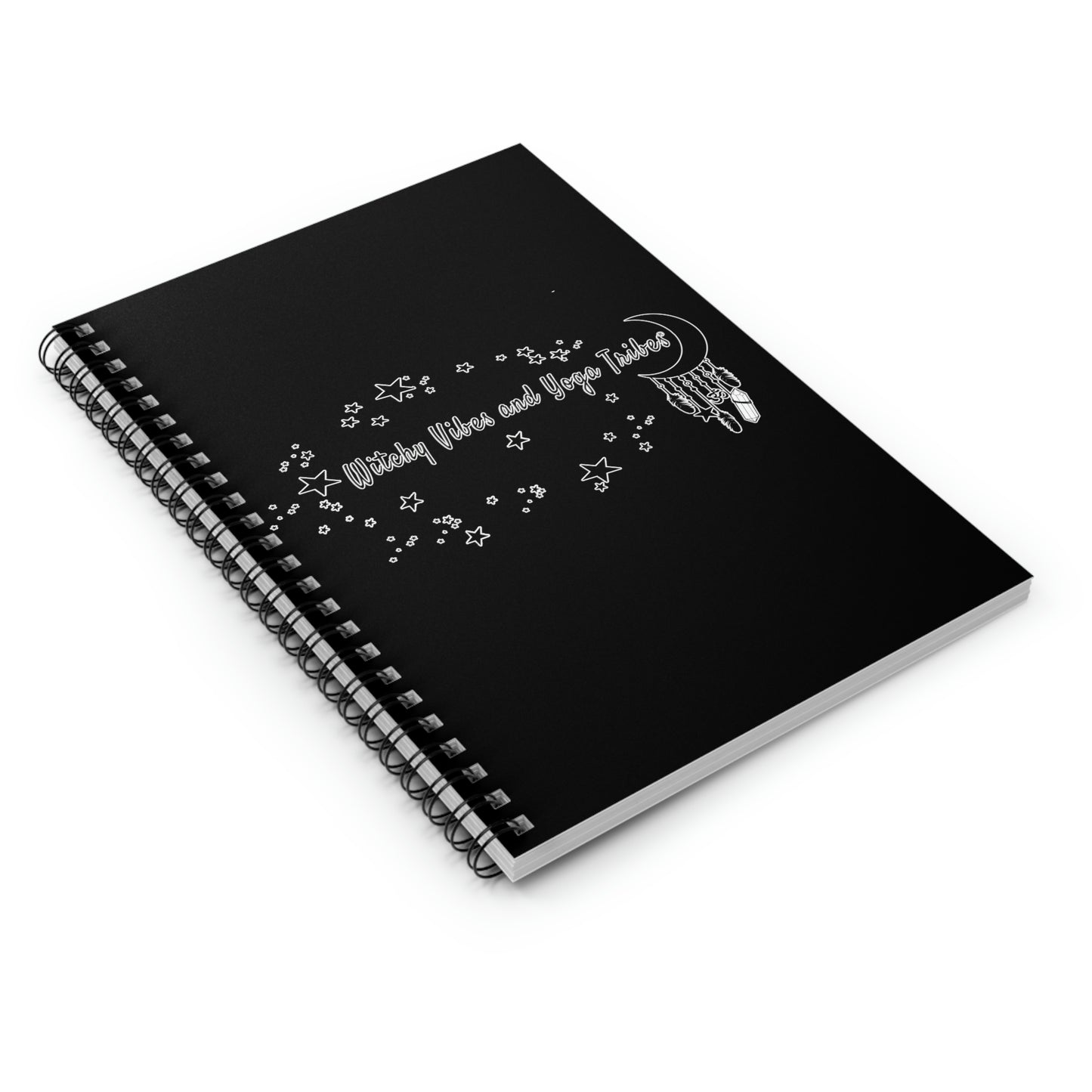 Witchy Vibes and Yoga Tribes Spiral Notebook - Ruled Line