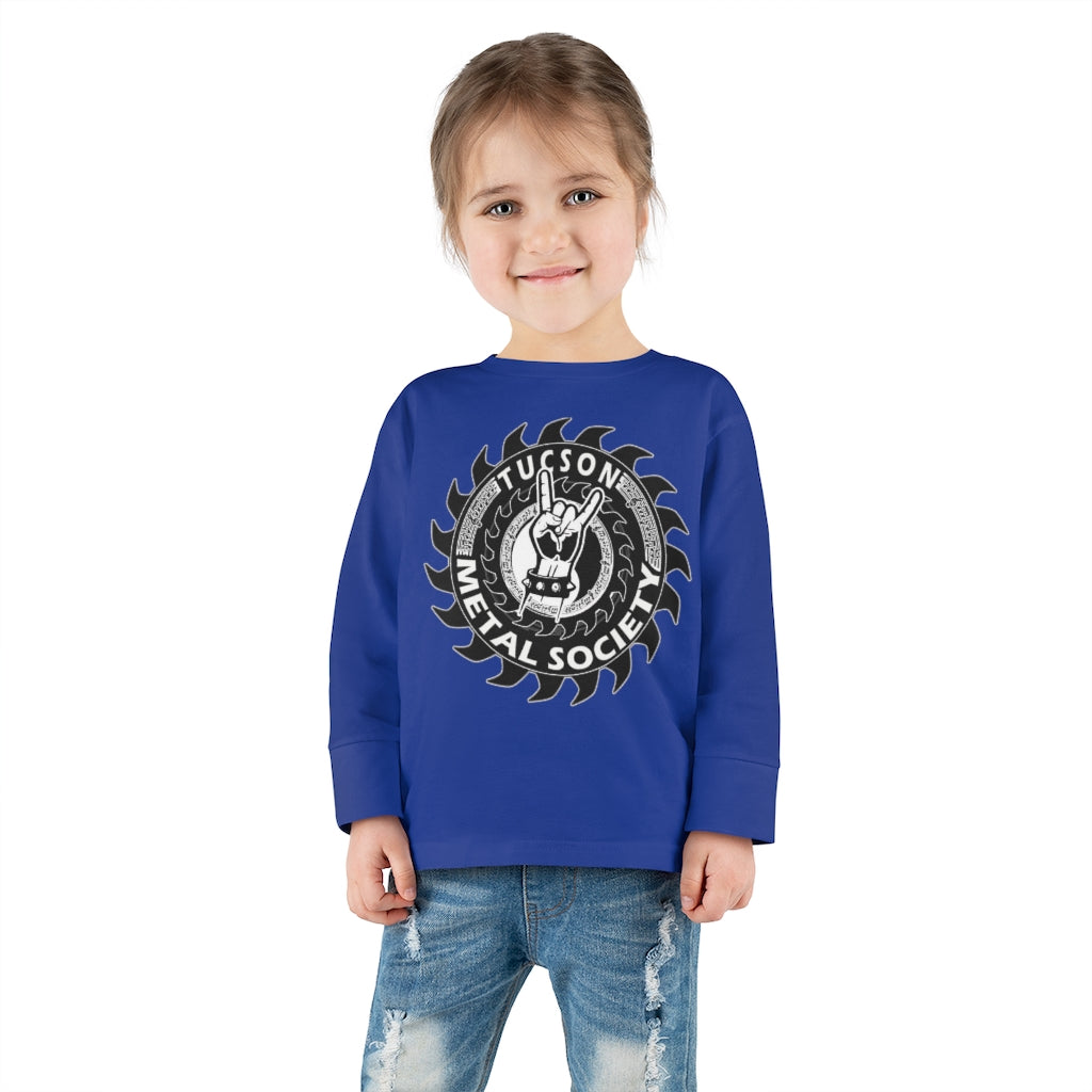 Tucson Metal Society Toddler Long Sleeve Tee Black logo