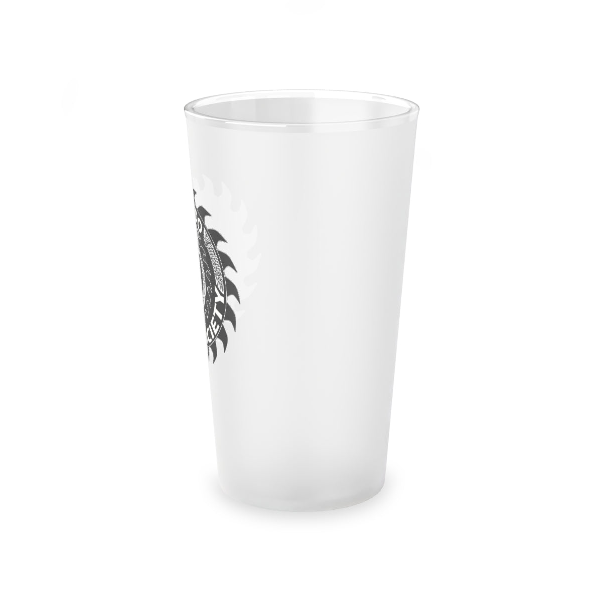 Colorado Metal Society Frosted Pint Glass, 16oz