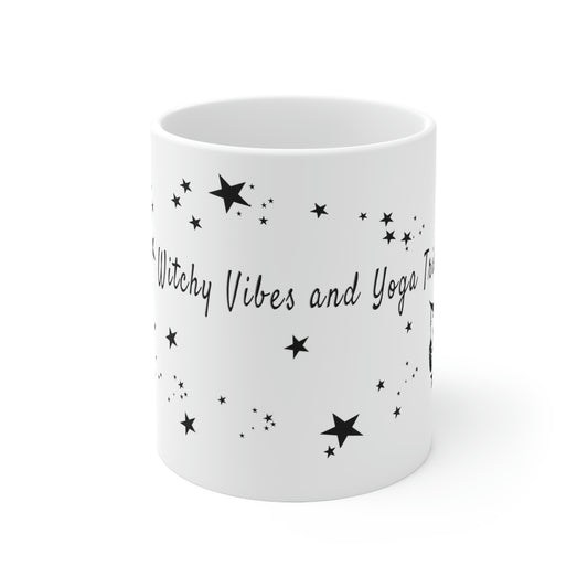 Witchy Vibes and Yoga Tribes Ceramic Mug 11oz