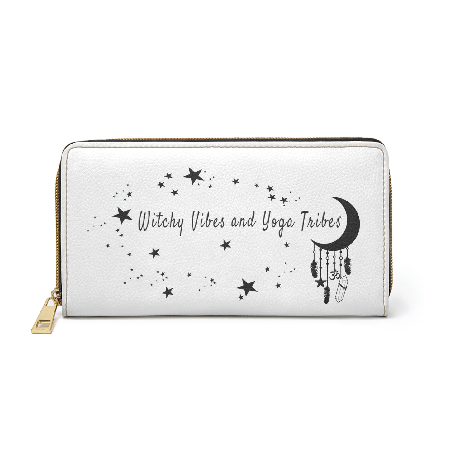 Witchy Vibes and Yoga Tribes Zipper Wallet