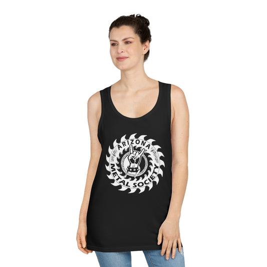 Arizona Metal Society Tank Top White logo