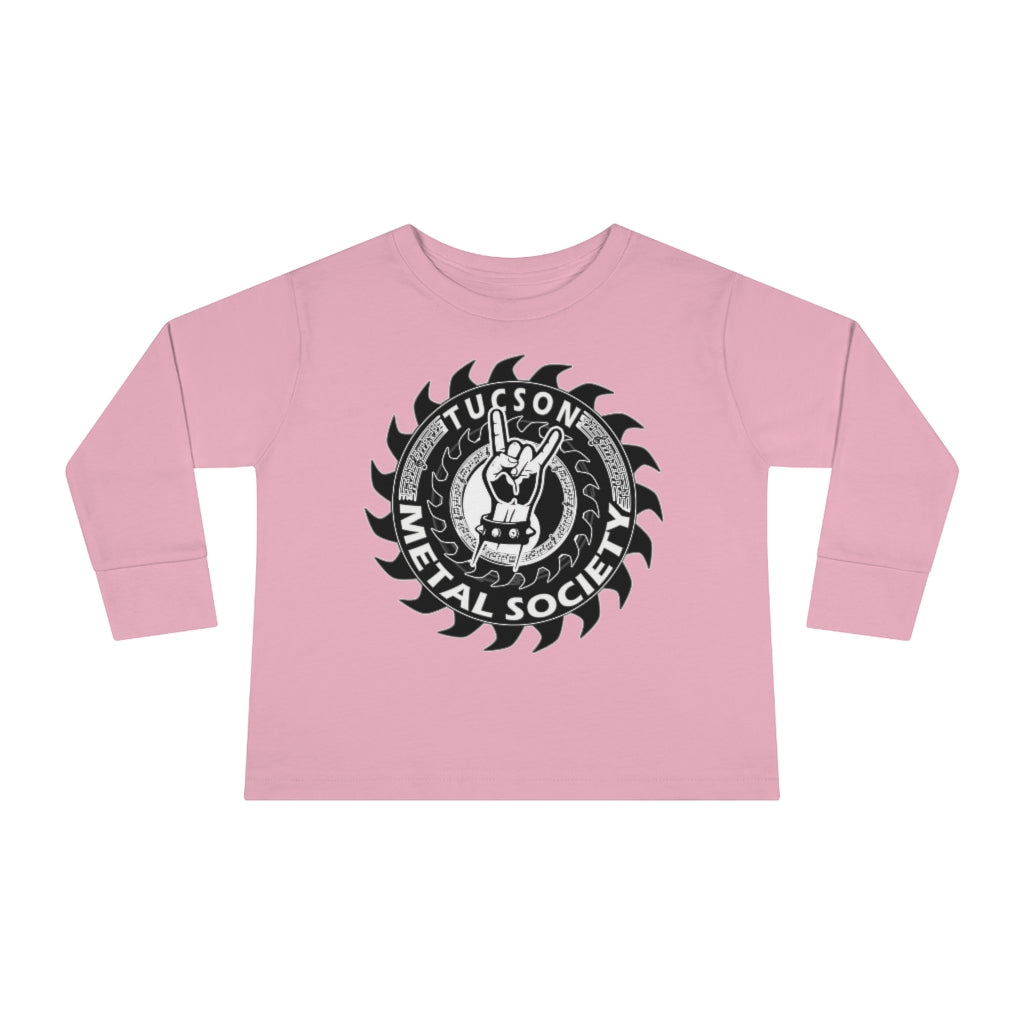 Tucson Metal Society Toddler Long Sleeve Tee Black logo