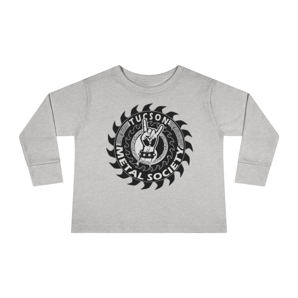 Tucson Metal Society Toddler Long Sleeve Tee Black logo