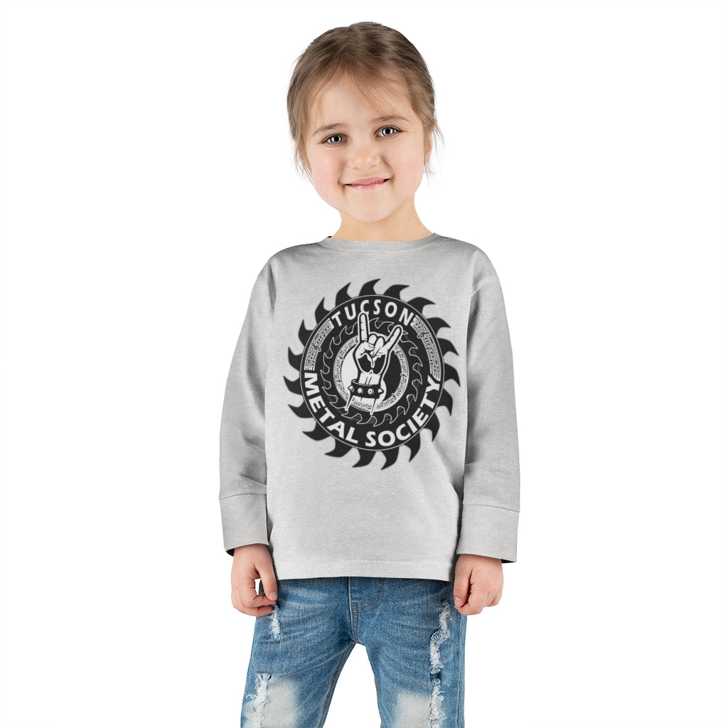 Tucson Metal Society Toddler Long Sleeve Tee Black logo