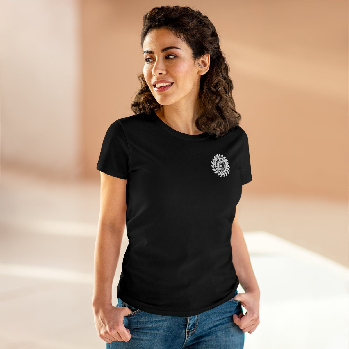 Colorado Metal Society Women's Midweight Cotton Tee